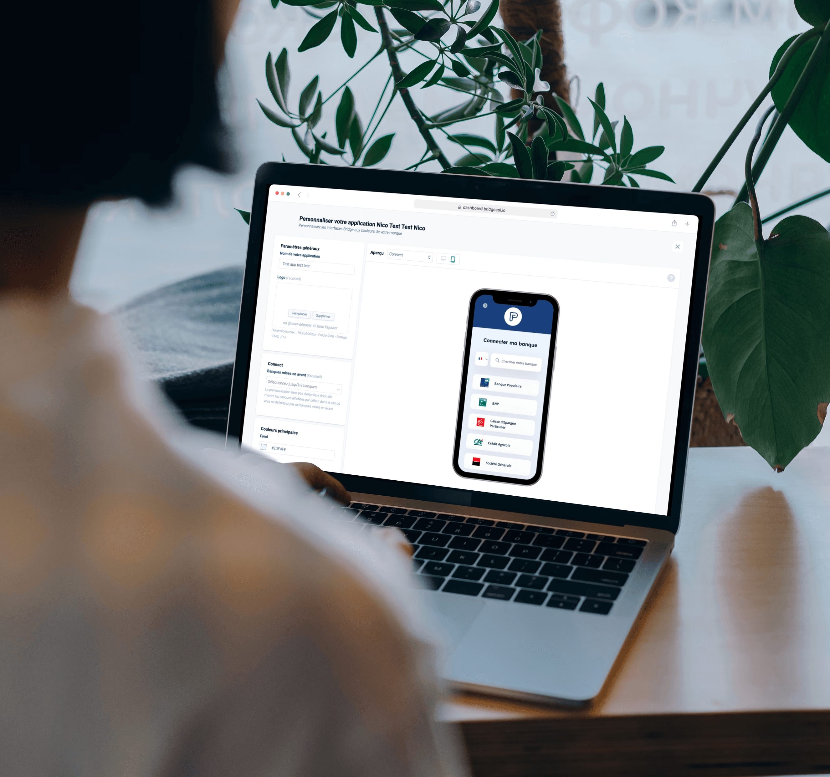 Outil de personnalisation de l'interface Bridge