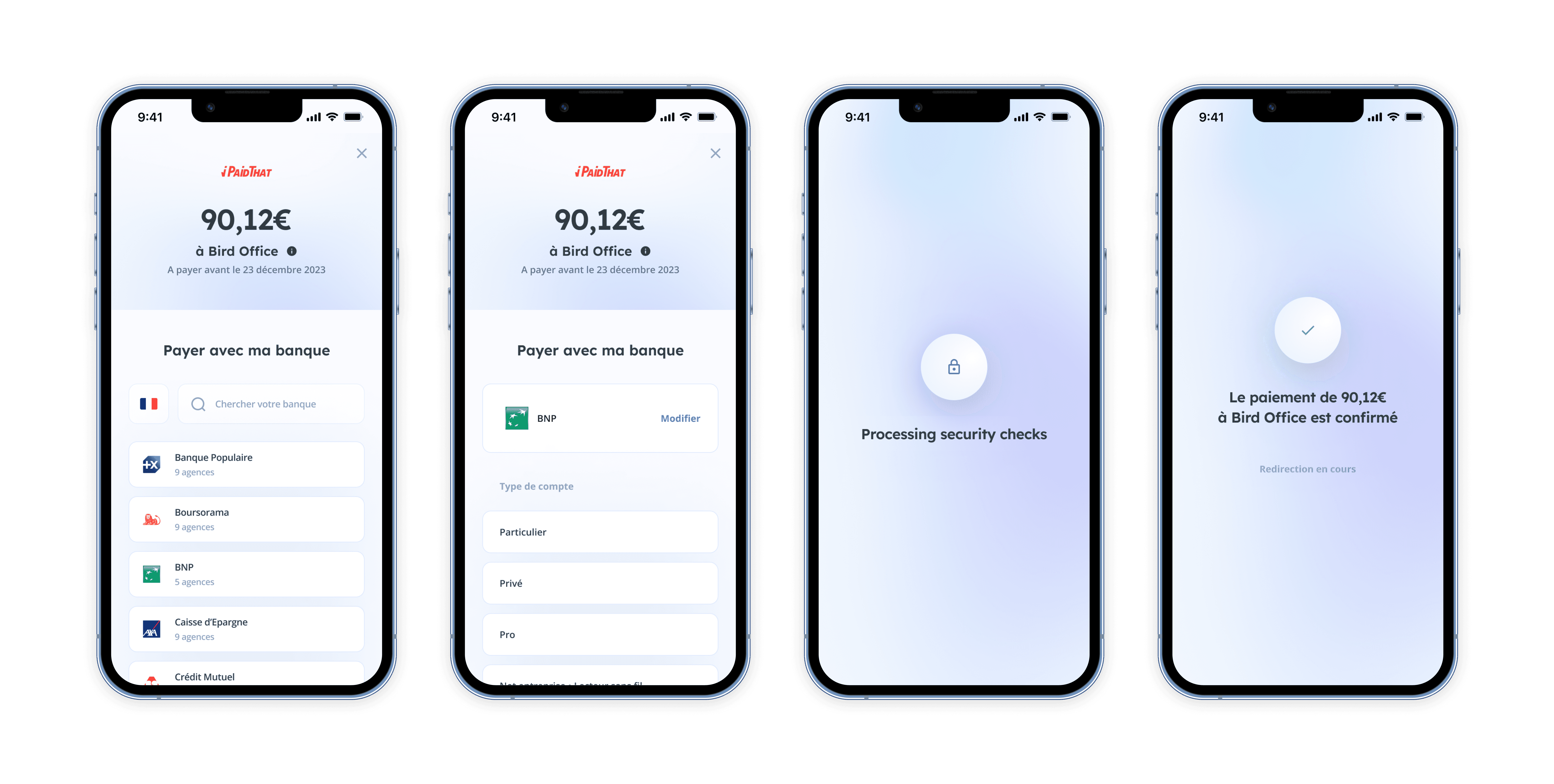 Revamped Pay by Link mobile payment flow, step 3